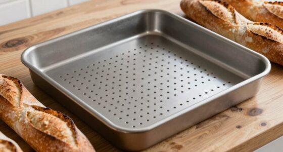top perforated baguette pans