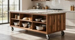 top rolling bakers kitchen islands