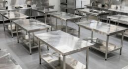 top stainless steel baking tables