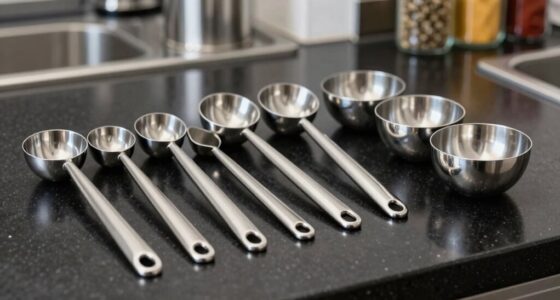 top stainless steel scoop sets