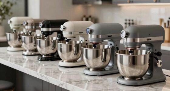 top stainless steel stand mixers