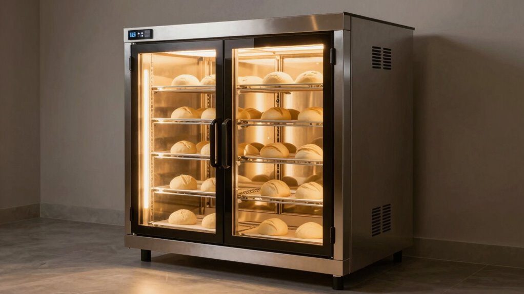 top temperature controlled bread proofers