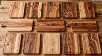 top wooden knife cutting boards