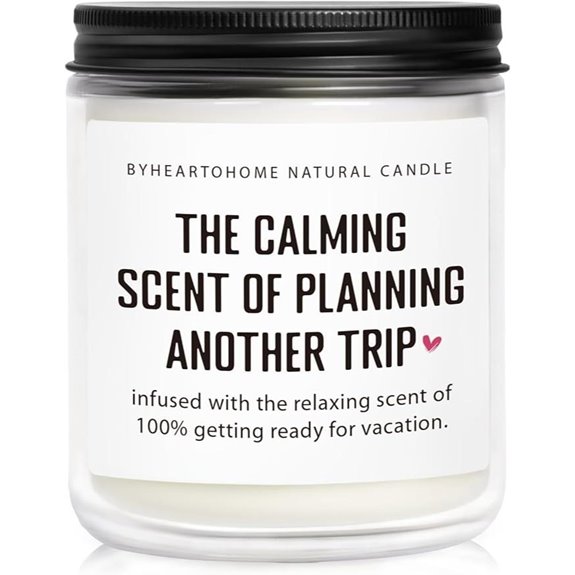 Travel Gifts for Women Travelers Planner & Candle