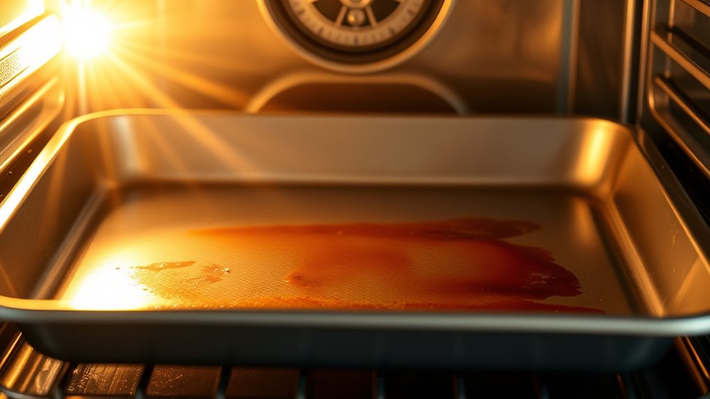 tray material influences baking evenly