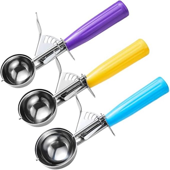 Ice Cream & Cookie Scoop Set (3 Pieces)