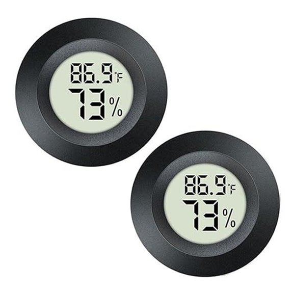 2 Pack Digital Humidity & Thermometer Monitors