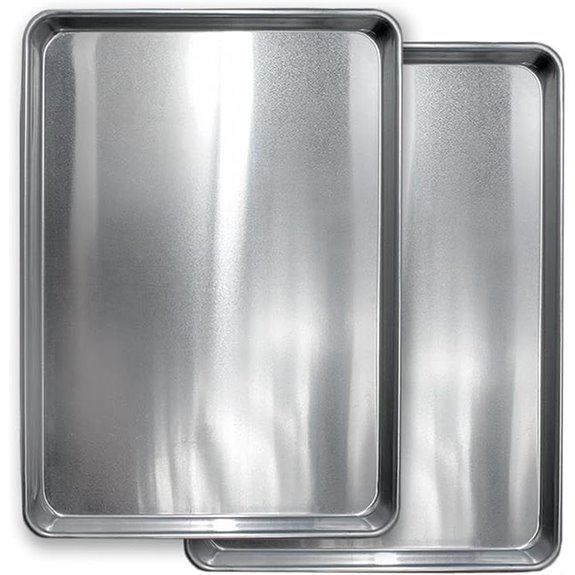 Commercial Aluminum Cookie Sheet Pan (2 Pack)