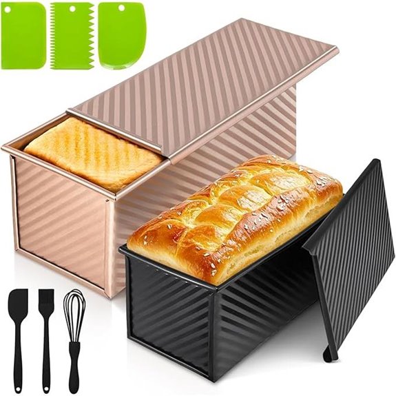 Pullman Loaf Pan Set with Lids (2 Pack)