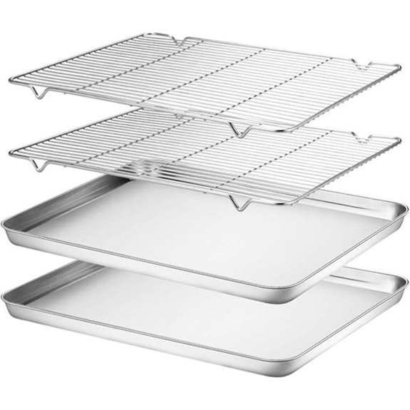 Wildone Baking Sheet & Rack Set (2 Sheets + 2 Racks)