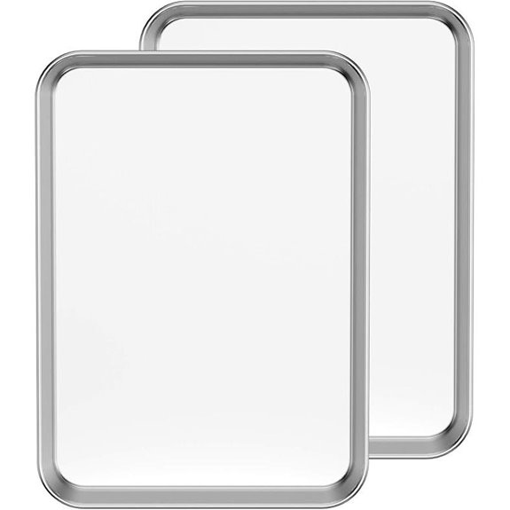 Bastwe 2-Pack 18-inch Stainless Steel Baking Sheets