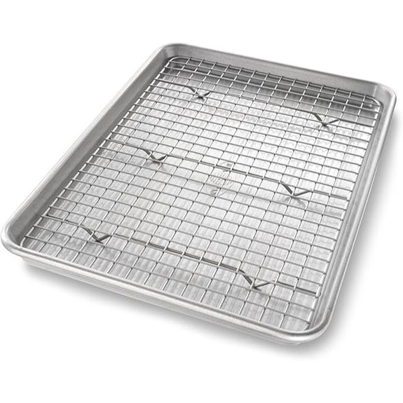 USA Pan Jelly Roll Baking Pan with Cooling Rack