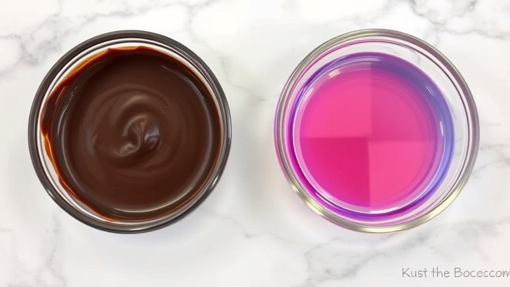 use fat soluble gradual coloring