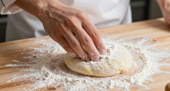 use minimal additional flour