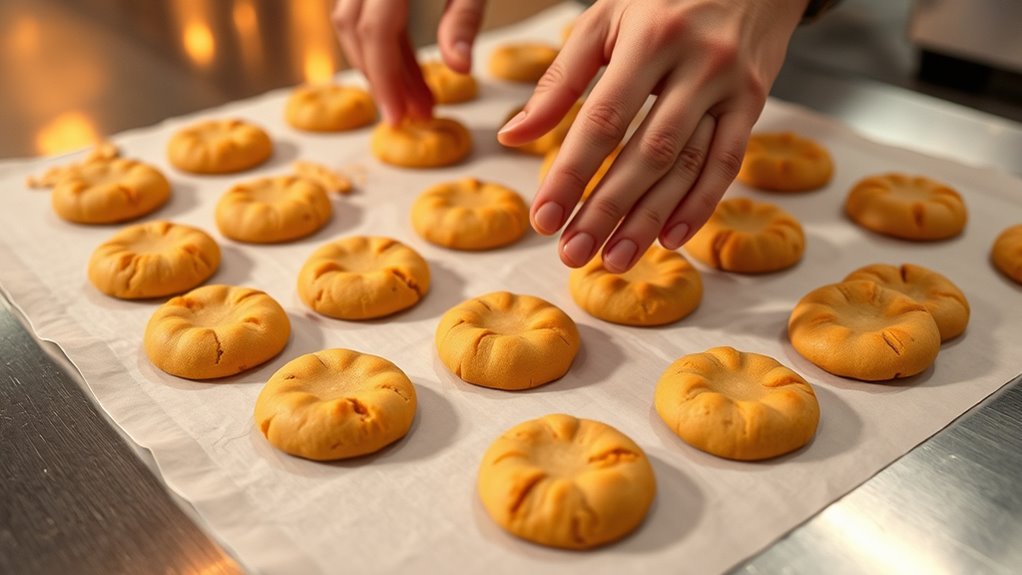 use parchment paper layering