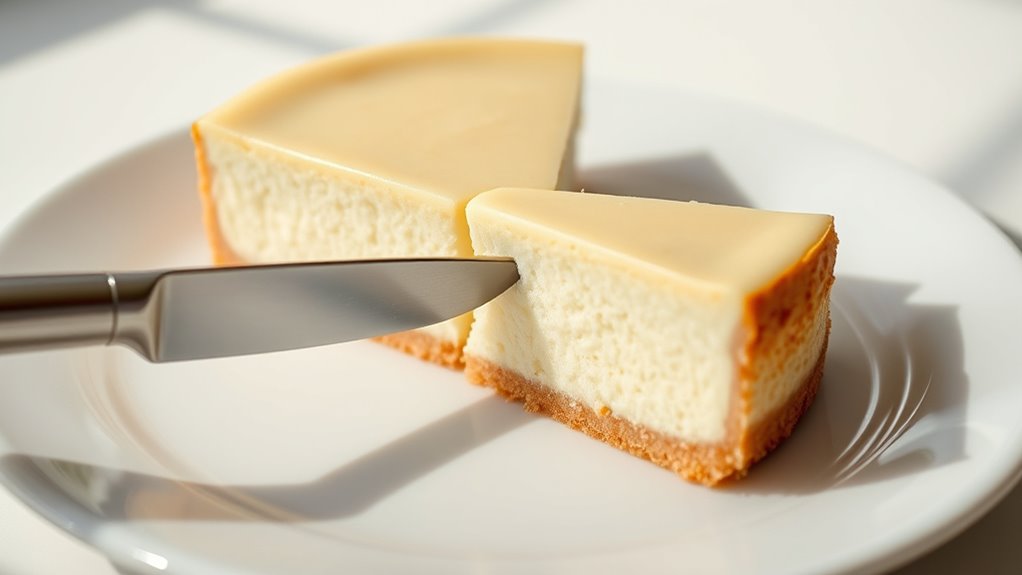 use sharp chilled knife