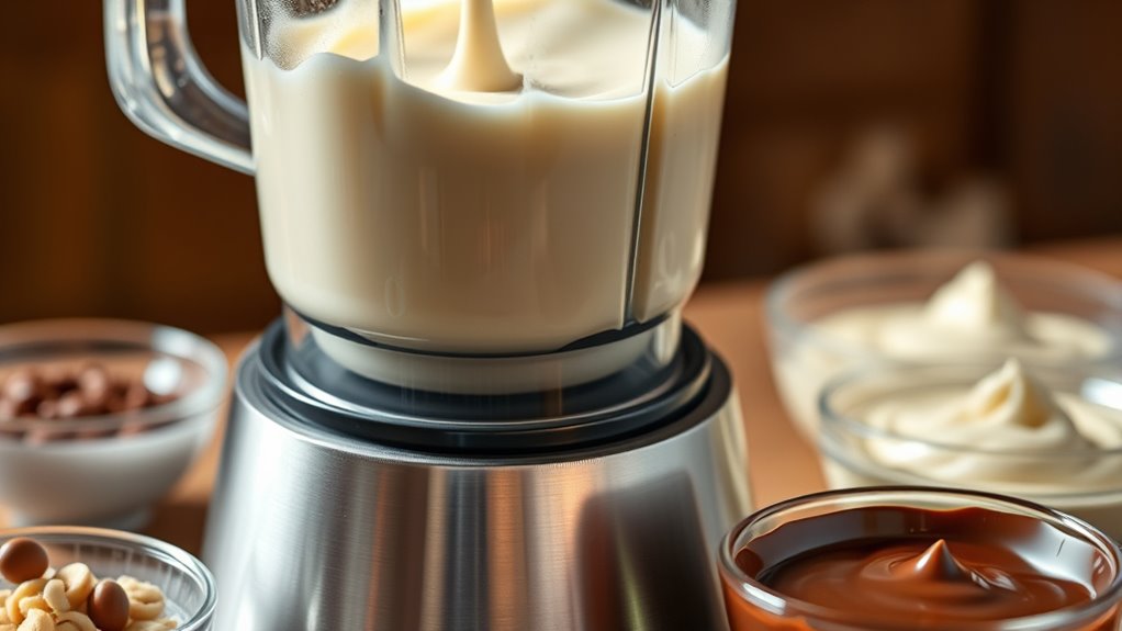 use short blending intervals