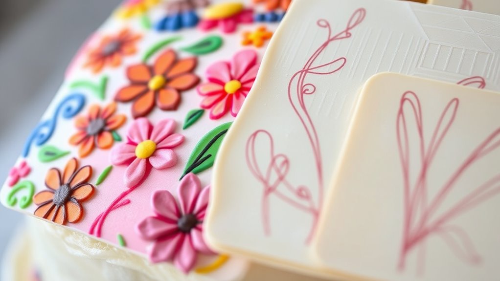 use vibrant edible images