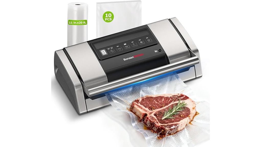 vacuum sealer with cutter