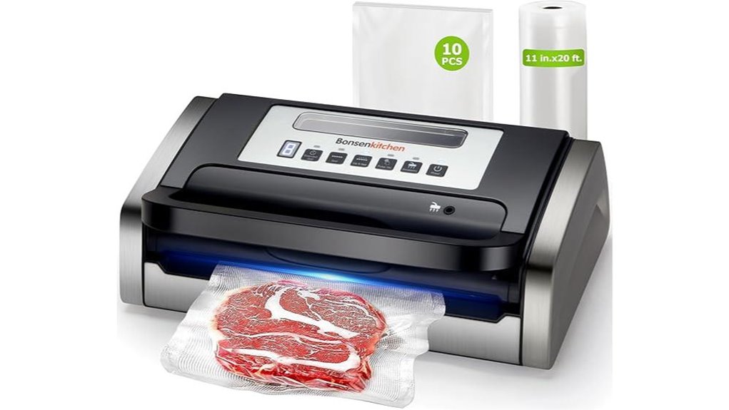 vacuum sealer with cutter
