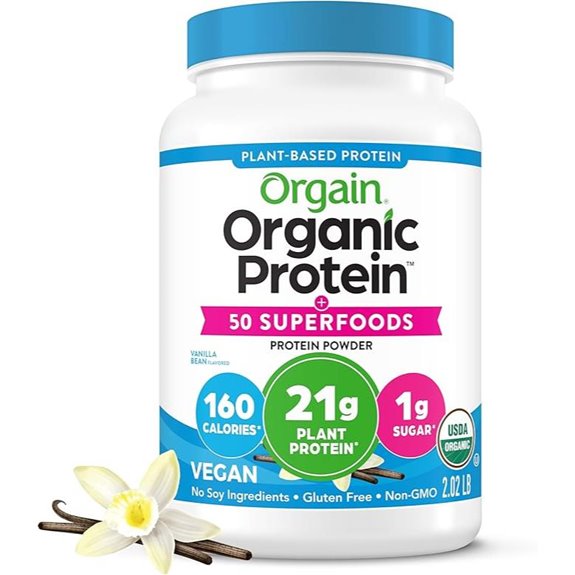 Orgain Vegan Protein + 50 Superfoods Powder Vanilla