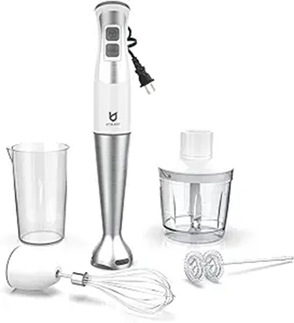 UTALENT 5-in-1 Hand Blender with Accessories