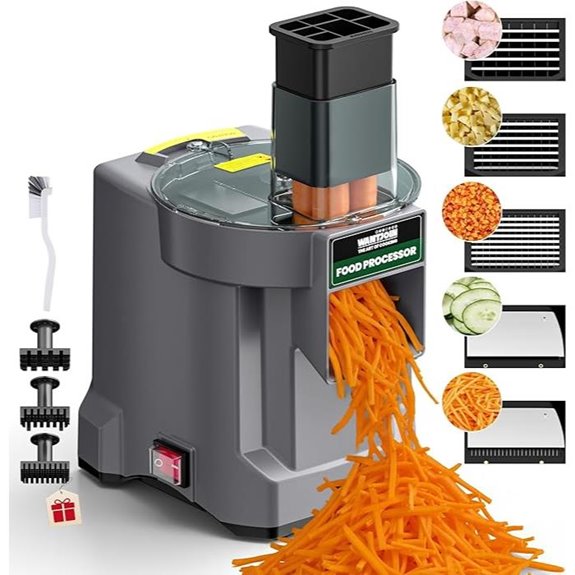 WantJoin 5-in-1 Electric Food Processor & Chopper