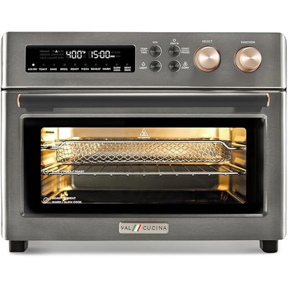 VAL CUCINA Infrared Air Fryer Toaster Oven 10-in-1