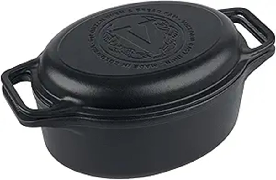Victoria 6-Quart Cast Iron Dutch Oven Set