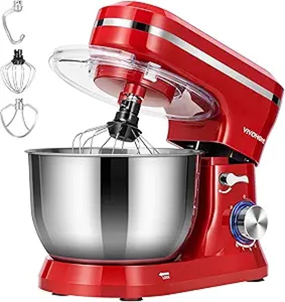 VIVOHOME 4.75 Qt Stand Mixer with Accessories