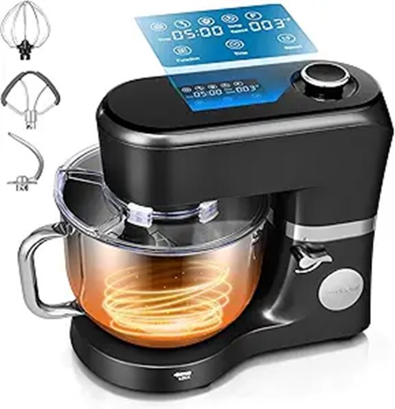 VIVOHOME Stand Mixer with Presets and Accessories
