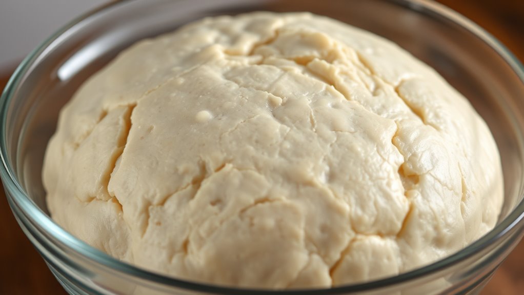 watch for dough collapse