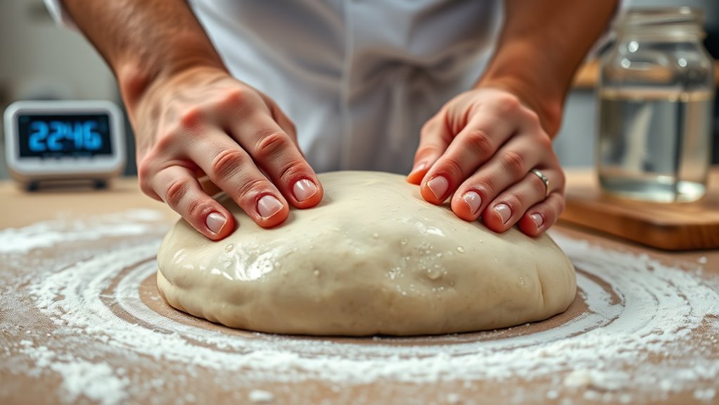 water activates gluten formation