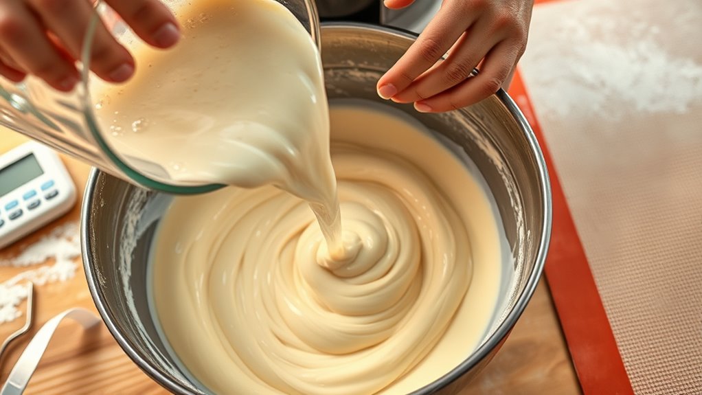 water content controls dough texture