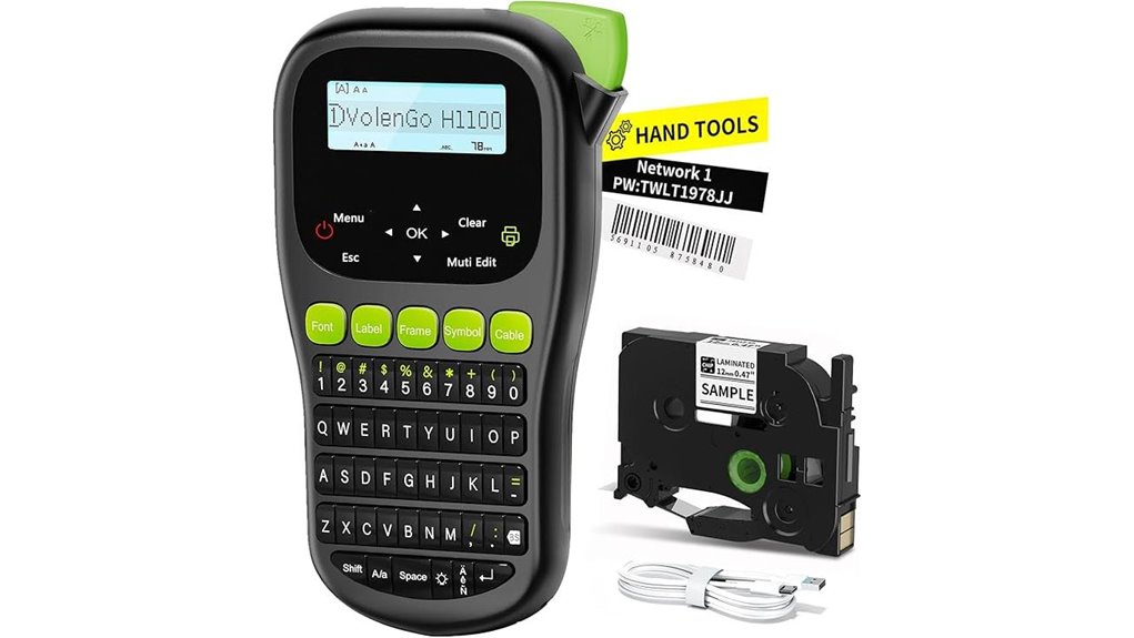 waterproof tape label maker