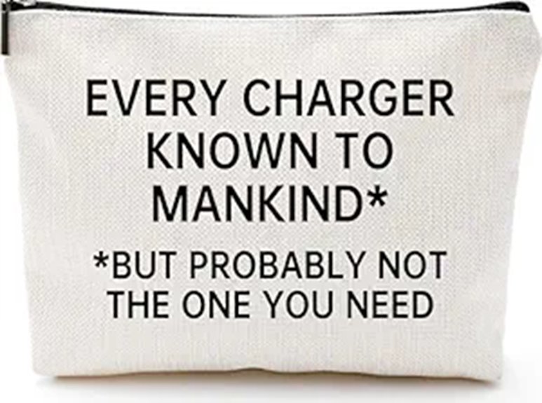 Travel Cable Organizer Pouch Portable Waterproof Case