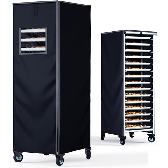 Bakery Rack Cover with Zipper Waterproof Dustproof