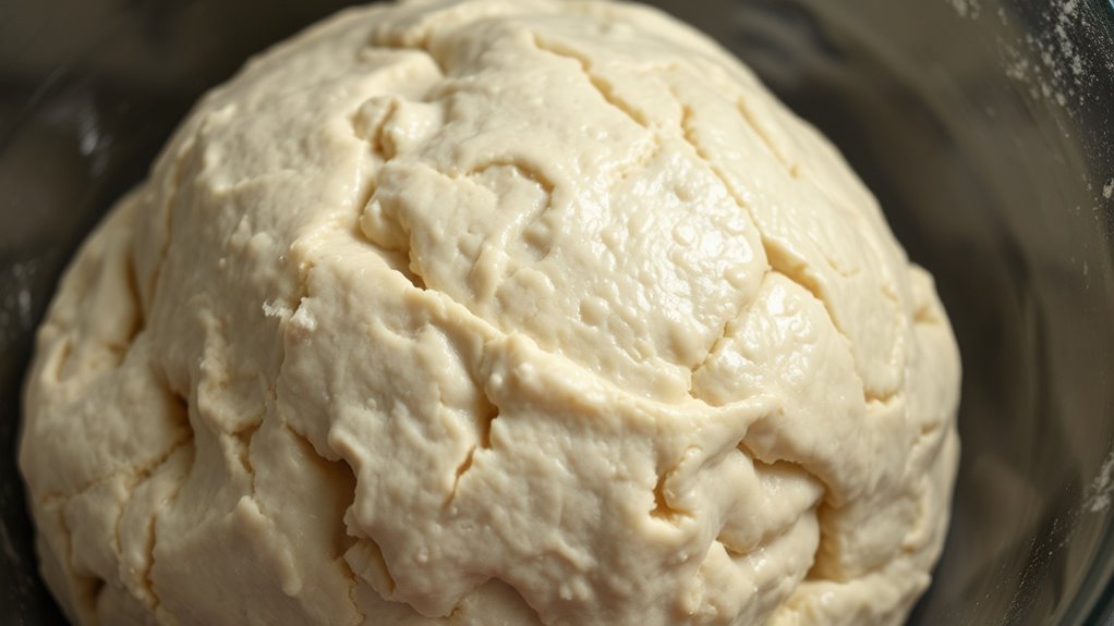 weak gluten poor dough