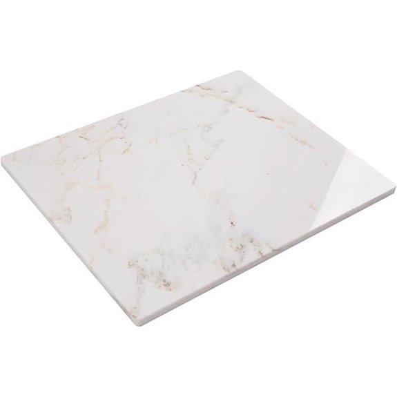 Lovdeco White Marble Pastry Board (16x20 Inch)