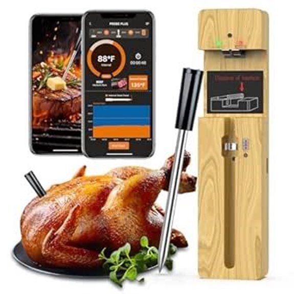 Wireless Bluetooth Meat Thermometer with App