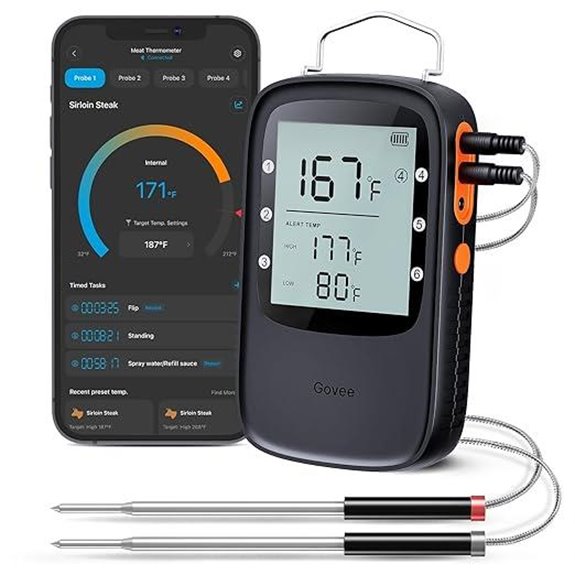 Govee Bluetooth Wireless Meat Thermometer with Probes