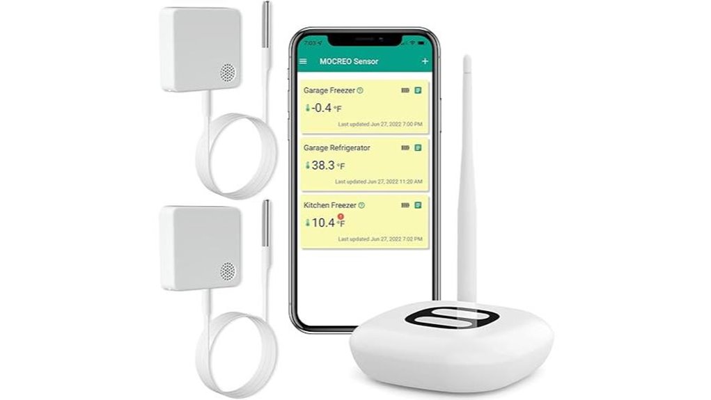 wireless freezer temperature alerts