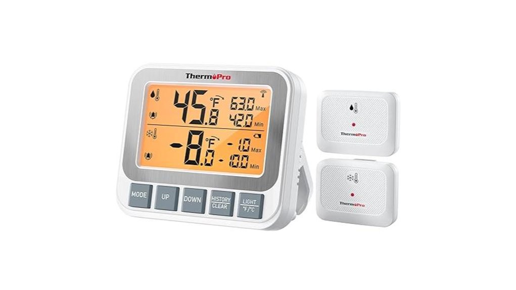 wireless fridge temp alarm