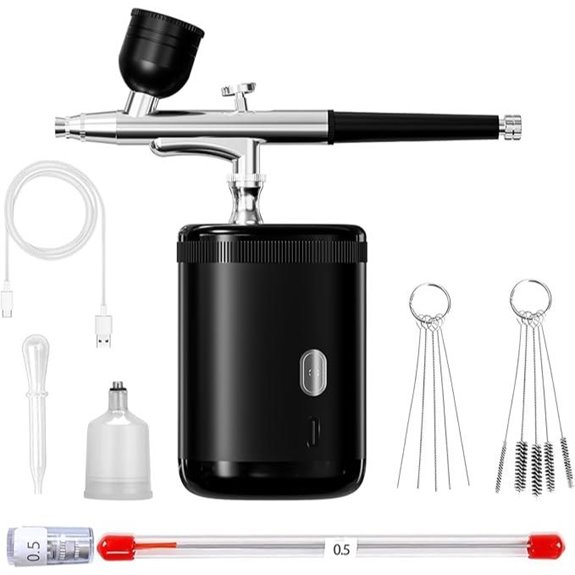 Cordless Airbrush Kit for Nails Art Cake Tattoos