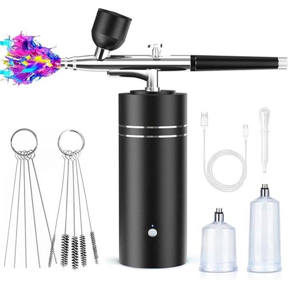 Portable Cordless Airbrush Kit with Compressor