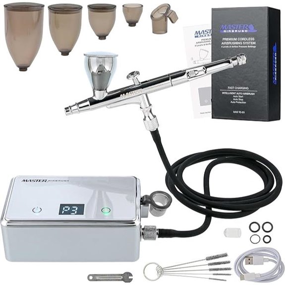 Master Airbrush Cordless Airbrushing System Kit