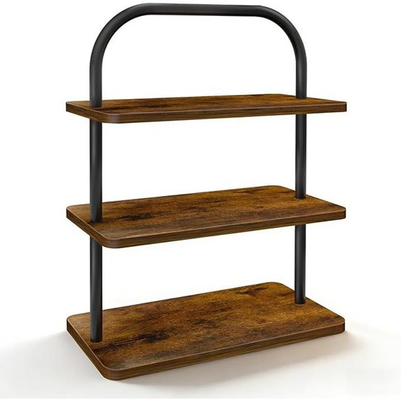 3-Tier Wooden Cupcake Stand for 50 Cupcakes