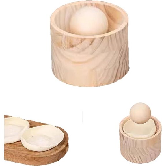 Wooden Dumpling Skin Maker and Dough Presser