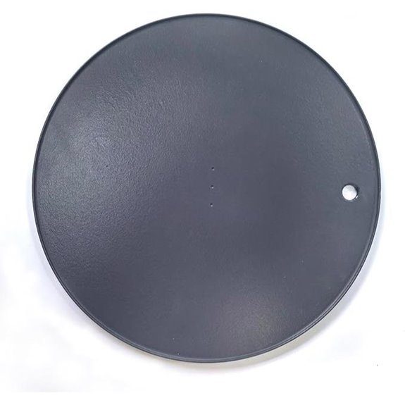 XL Round Pizza Steel 16.9 Enamel Cast Iron Baking Stone
