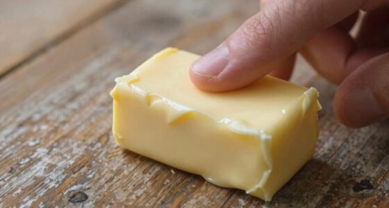assess butter softness visually